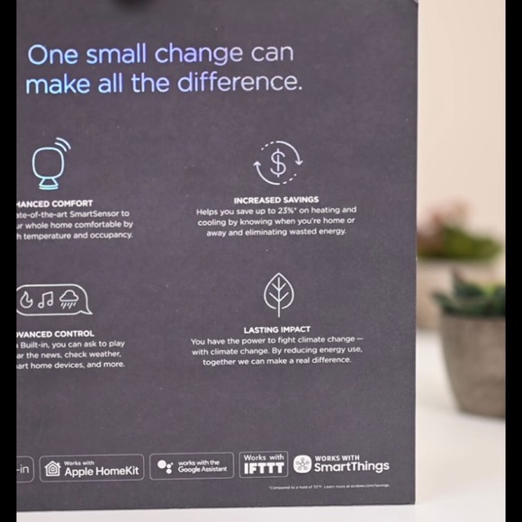 Ecobee SmartThermostat with sensor - Picture 2 of 3